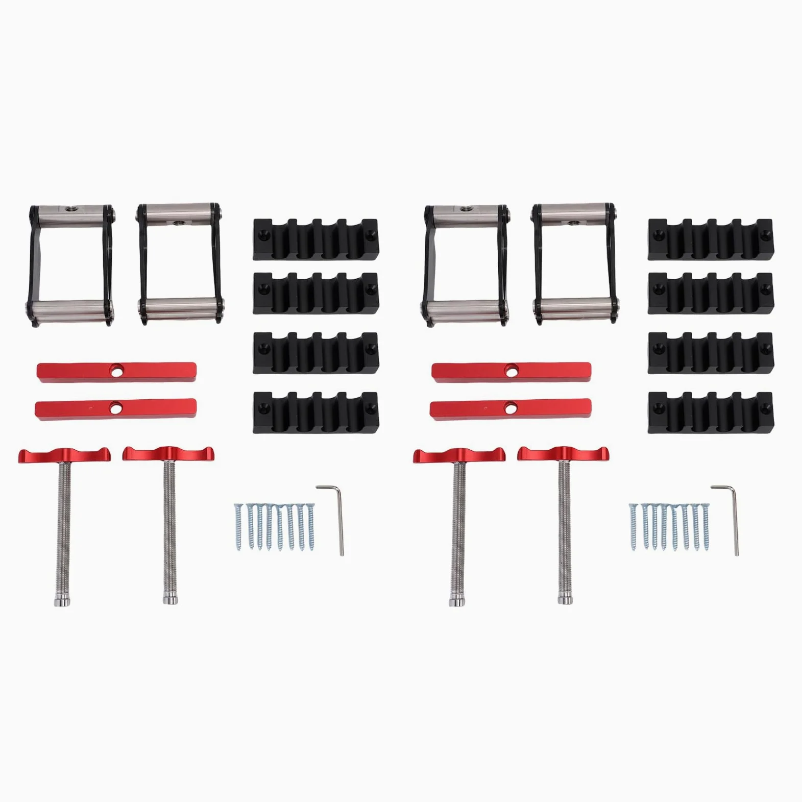 AYNEFY 4 Pinzas de Presión en 4 Direcciones Aleación de Aluminio Pinza de Esquina para Carpintería Pinza para Gabinetes Pinza para Muebles para Carpinteros con Diseño Ajustable