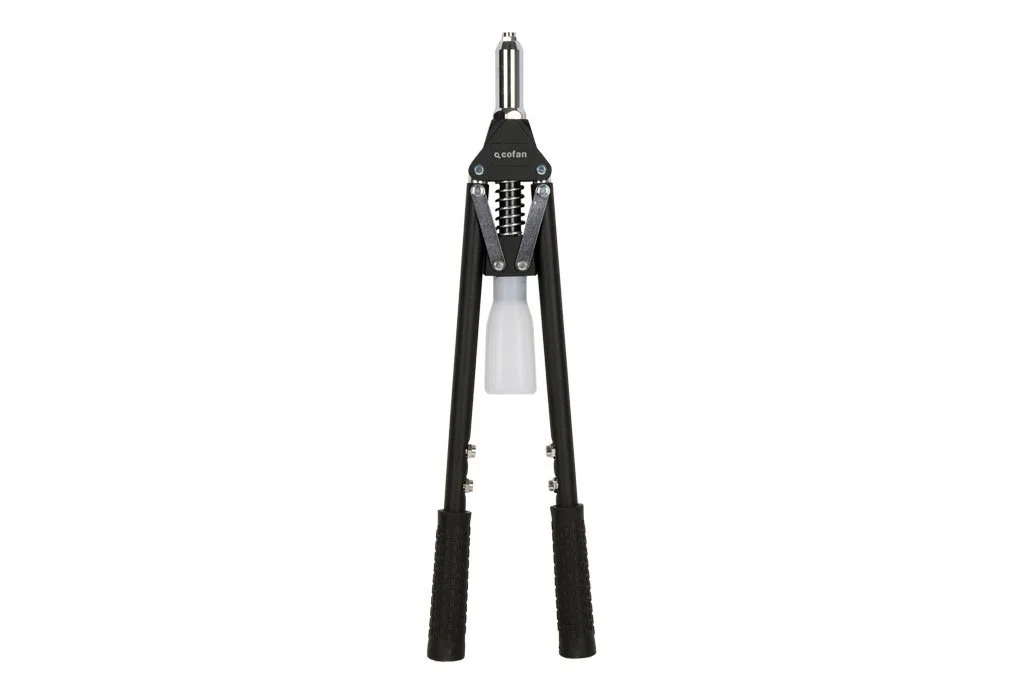 Cofan Remachadora profesional de dos brazos | Para remaches desde Ø 3,0/3,2 hasta Ø 6,4 mm | Para todo tipo de remaches