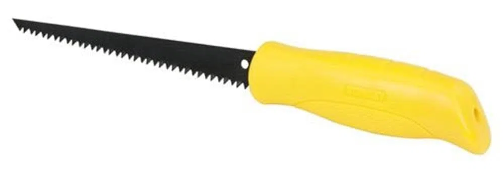 STANLEY Sierra de mano, sierra jab, agarre acolchado, 6 pulgadas (15-556)