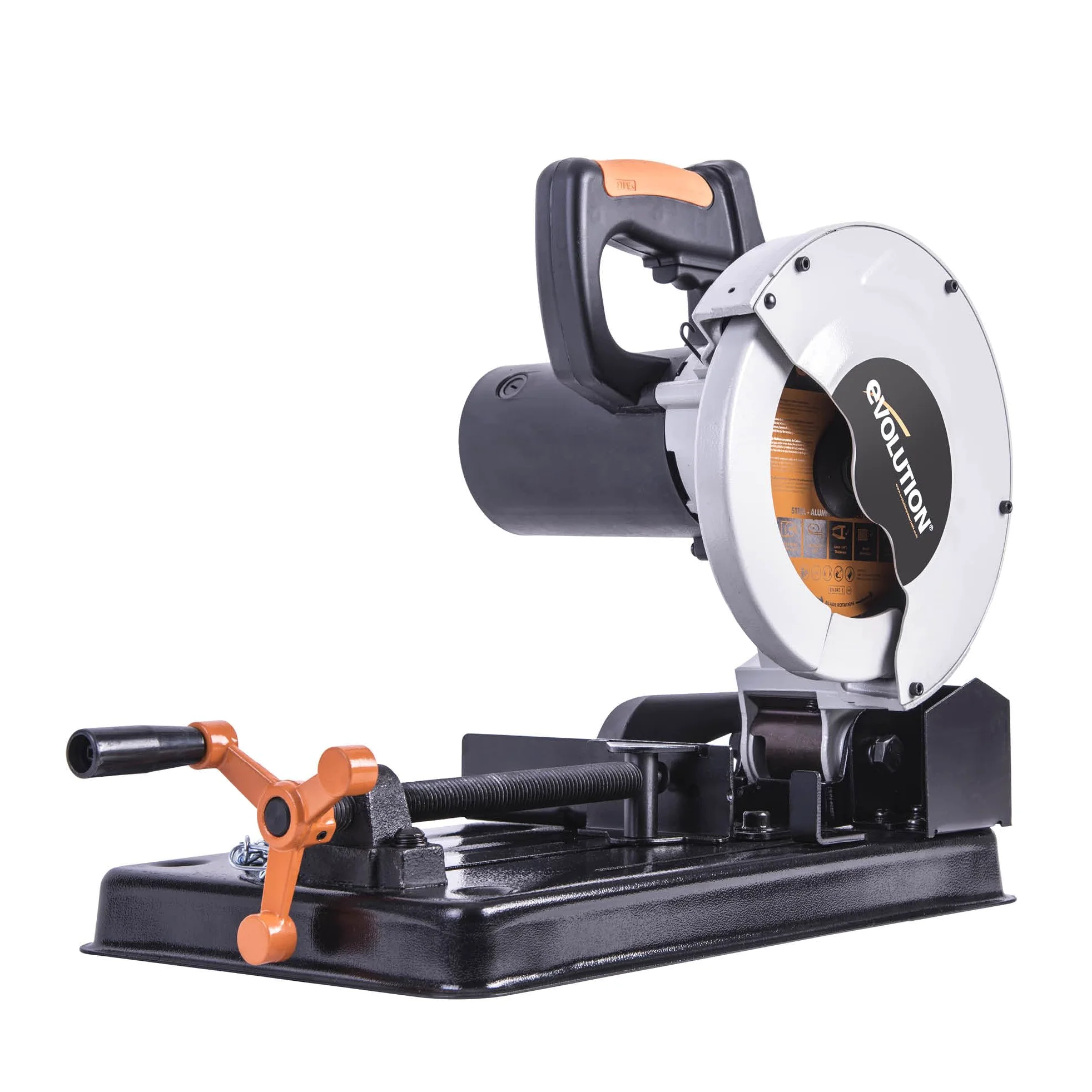 Evolution - Sierra tronzadora multimaterial Rage 4, corta madera, metal y plástico,
