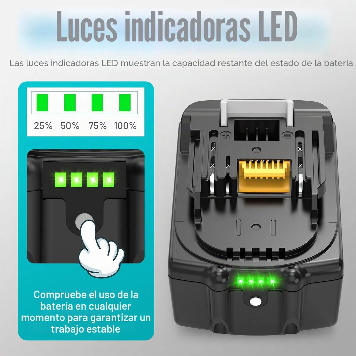 6 unidades de 5,5 Ah batería para Makita LXT, ASUNCELL 18 V DC18RC batería de repuesto para Makita compatible con Allen Makita 14,4 V-18 V baterías de iones de litio BL1815 BL1830 BL1850 BL1430