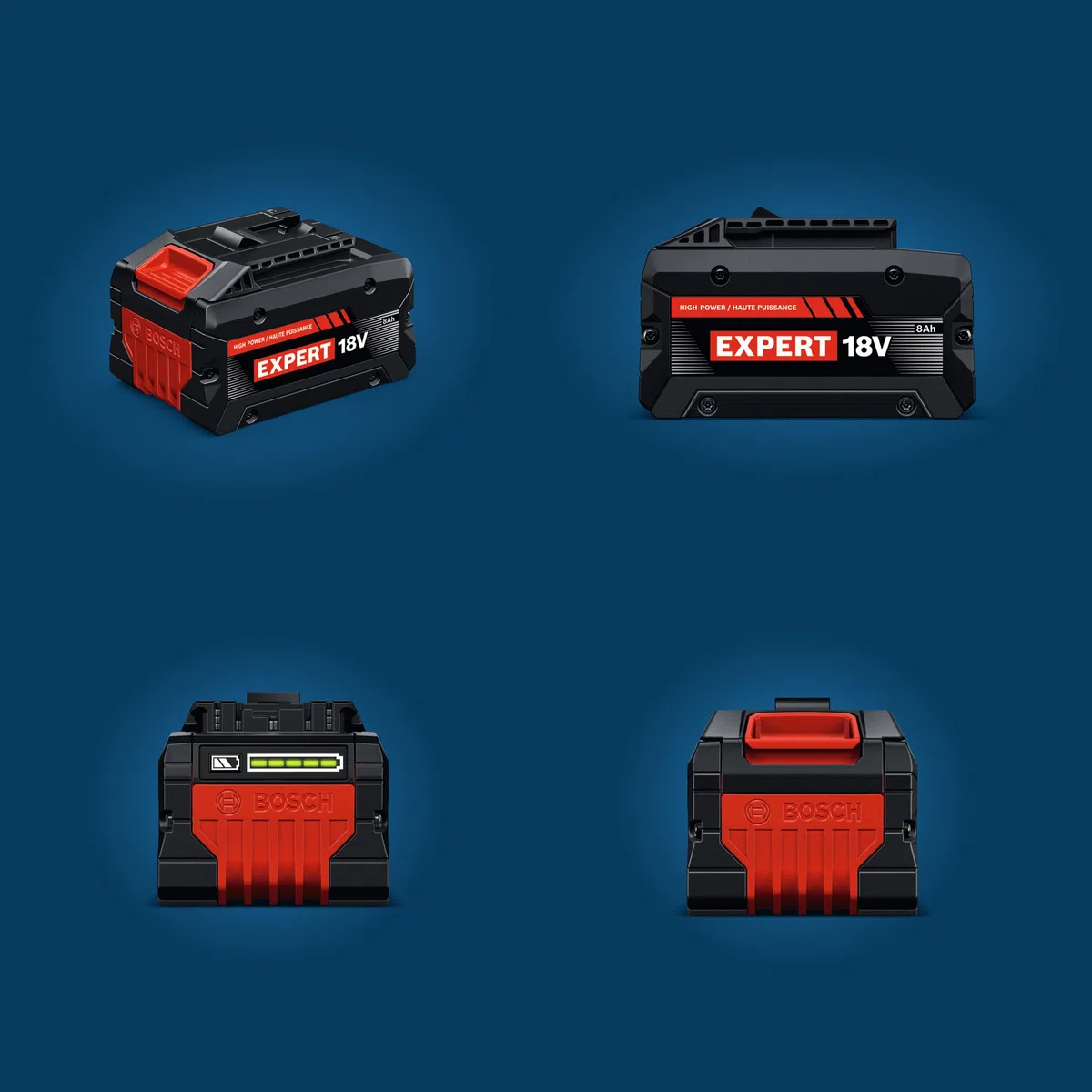 Bosch Expert - Batería de 18 V (2 Unidades, EXBA18V-80)