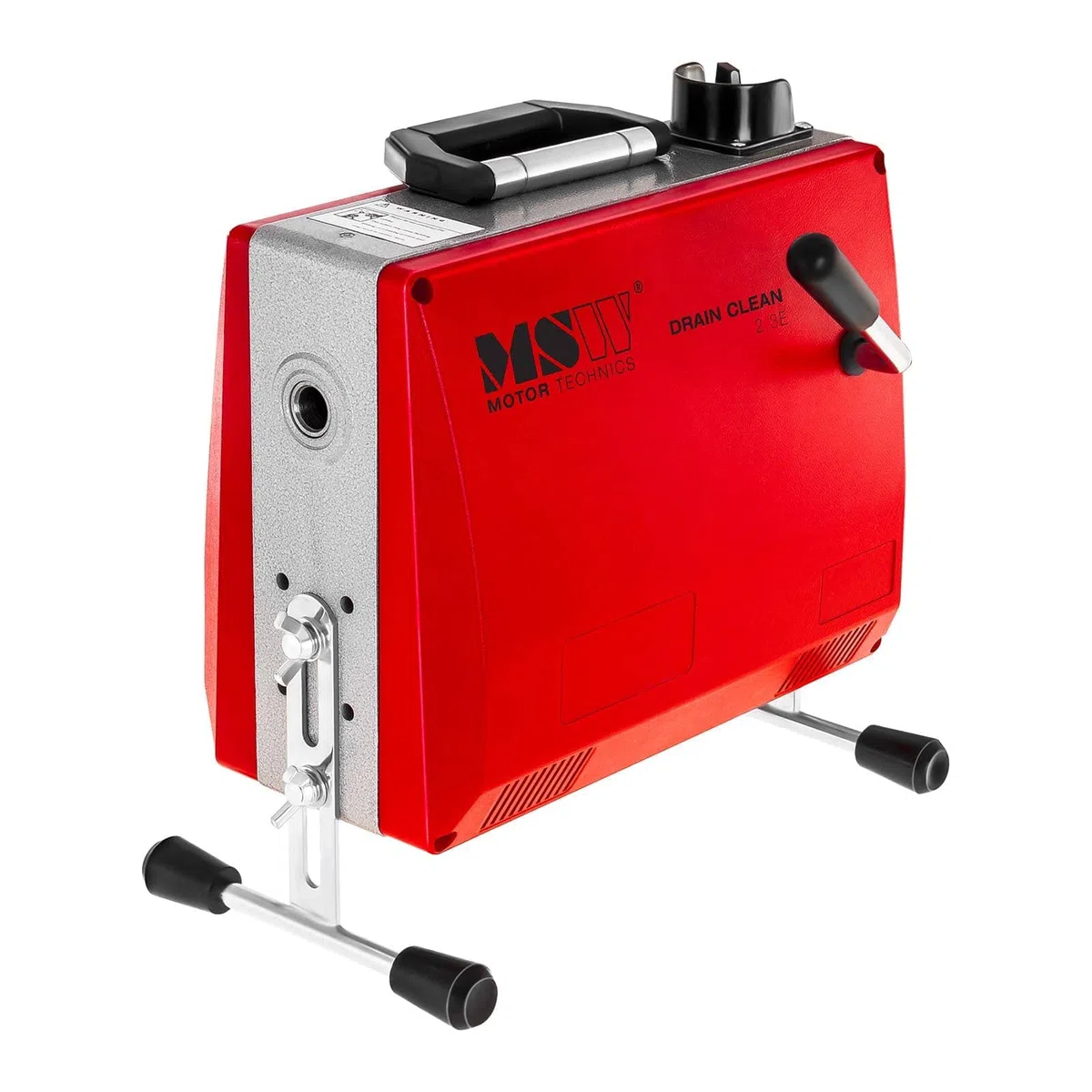 MSW- DRAIN CLEAN 2.3E - Máquina desatascadora de tuberías 390 W 400 rpm para Ø 30-100 mm