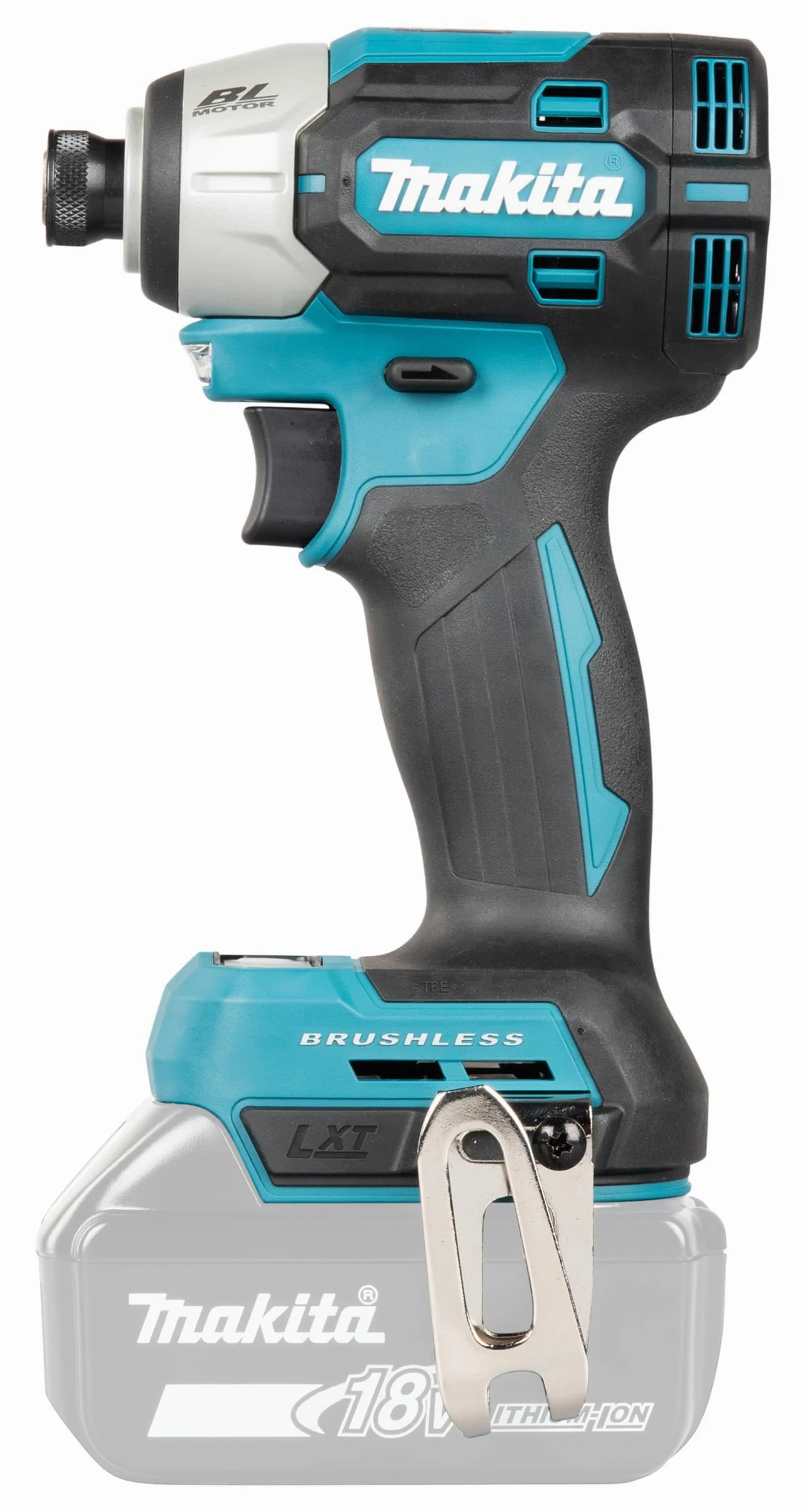 Makita DTD201Z - Atornillador de impacto inalámbrico (18 V, sin batería, sin cargador)