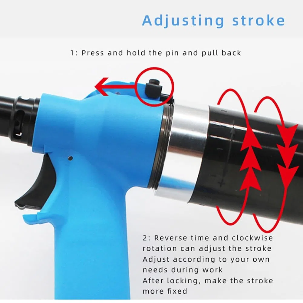 Remachadora de aire hidráulica automática Herramienta de tuercas remachadoras ciegas, Pistola de remaches neumática hidráulica industrial, Pistolas de tornillo eléctrico Herramienta remaches neumática