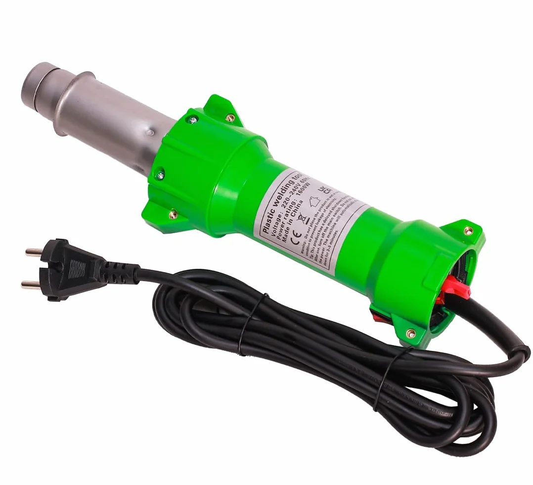Beyondlife 1600W Pistola Térmica Pistola de Aire Caliente Antorcha de Soldadura Soldador Plástico Soldador Pistola de Soldadura Para Suelo, con Iluminación Led