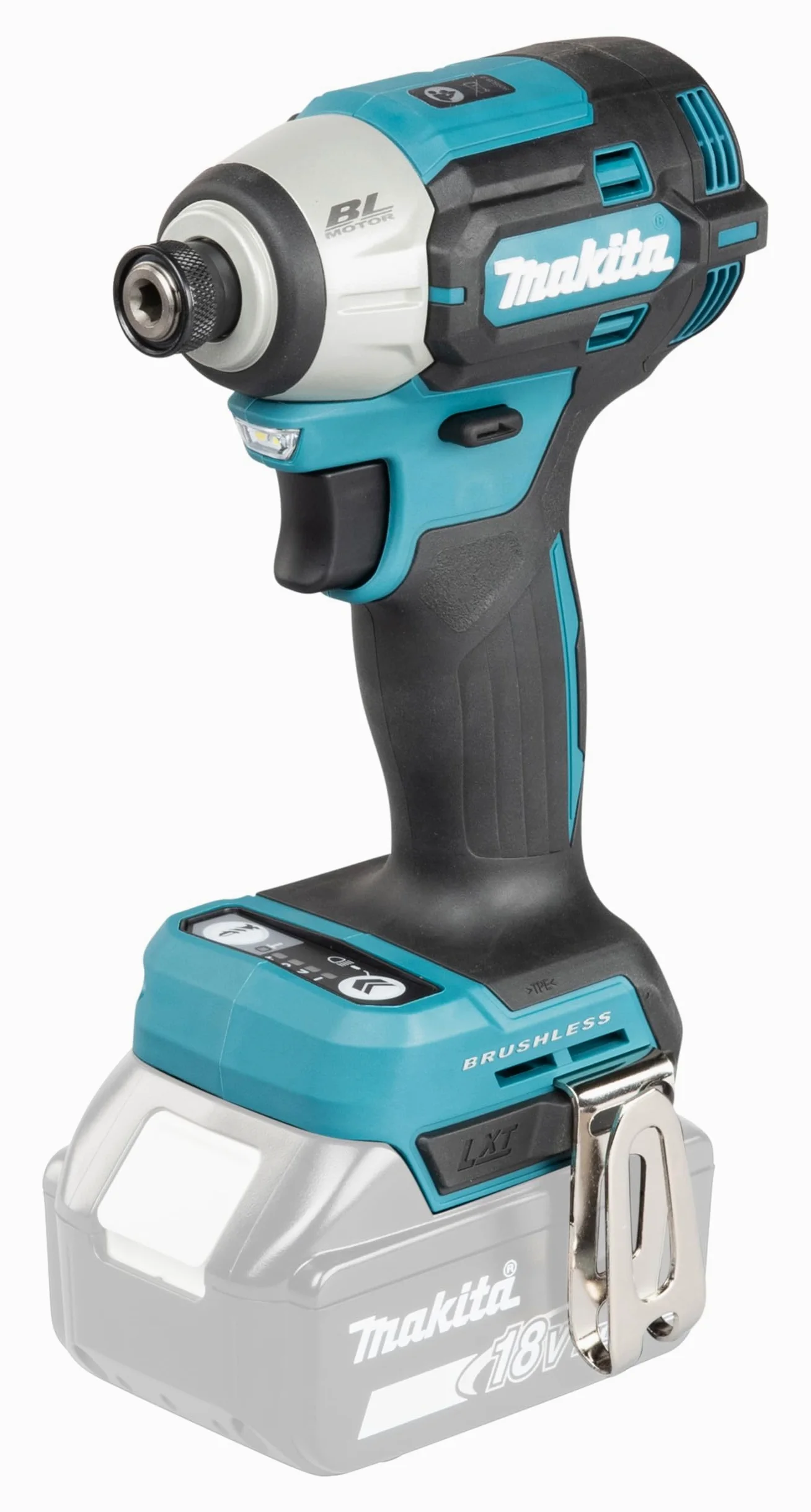 Makita DTD201Z - Atornillador de impacto inalámbrico (18 V, sin batería, sin cargador)