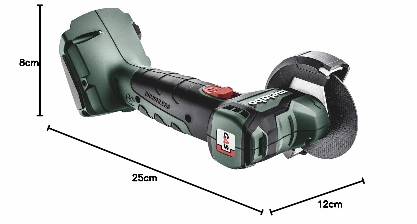 Metabo CC 18 LTX BL 600349850 - Amoladora angular 76 mm sin batería 18 V